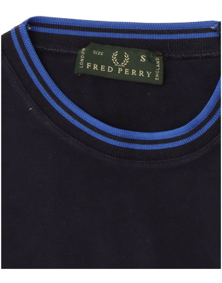 FRED PERRY T-Shirt Homme Haut Petit Bleu Marine Coton