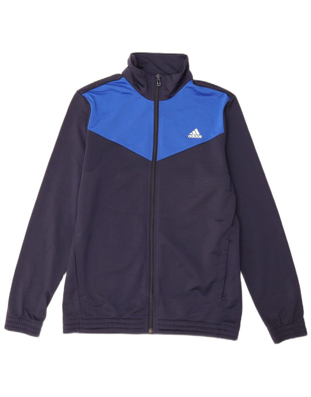 ADIDAS Veste de survêtement pour garçon 14-15 ans Bleu marine Colourblock