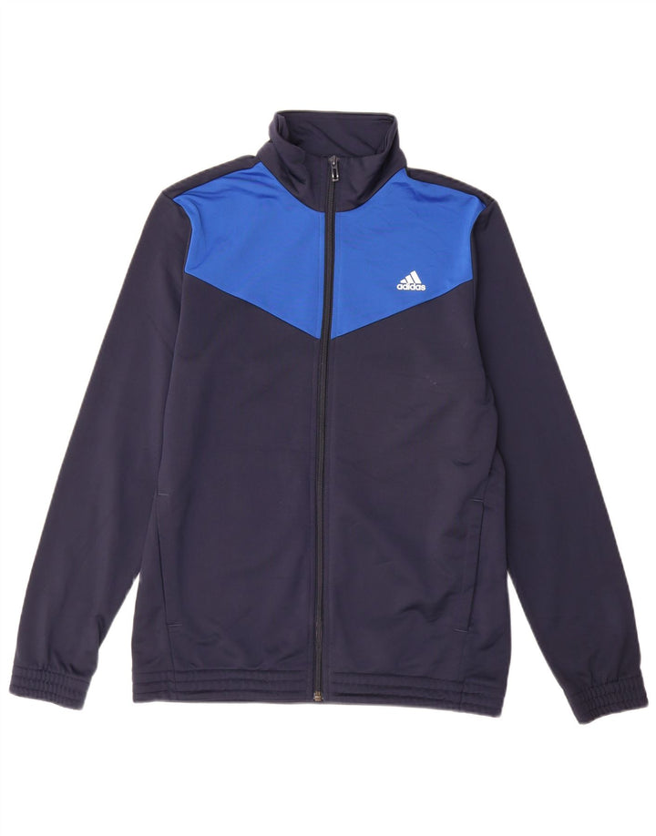 ADIDAS Veste de survêtement pour garçon 14-15 ans Bleu marine Colourblock