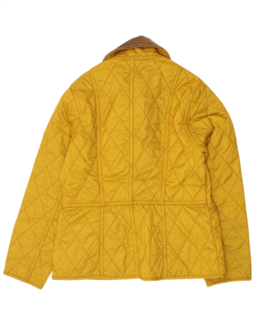 Barbour Veste matelassée pour filles 5-6 ans Small Jaune Colourblock Polyamide