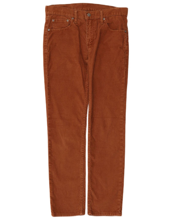 Levi's Pantalon 511 Slim Velours Côtelé W30 L30 Homme Marron Coton