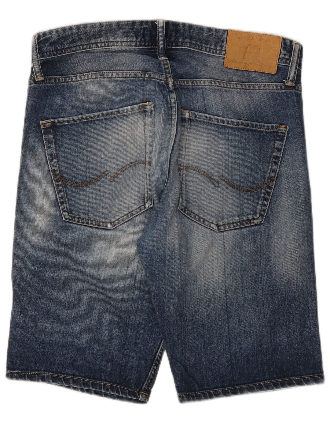 Jack & Jones Short en jean coupe classique pour homme Small W32 Bleu Coton