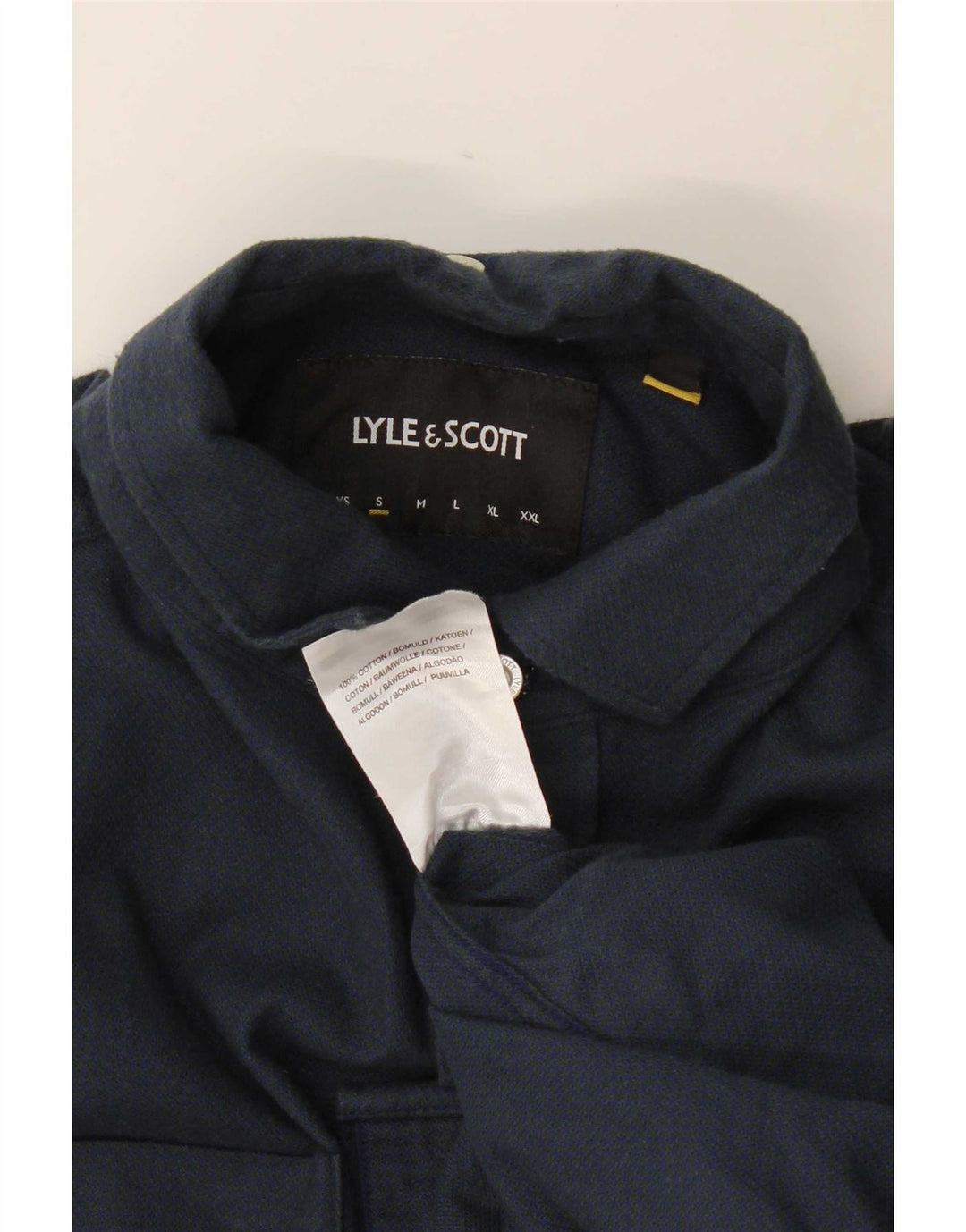 Lyle & Scott Chemise Homme Small Bleu Marine Coton