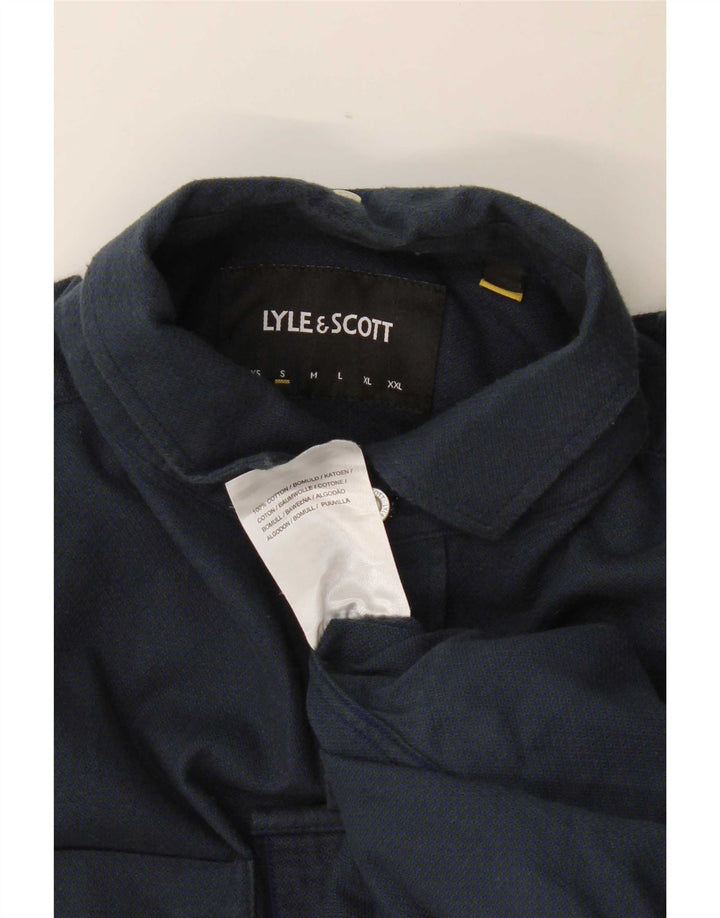 Lyle & Scott Chemise Homme Small Bleu Marine Coton