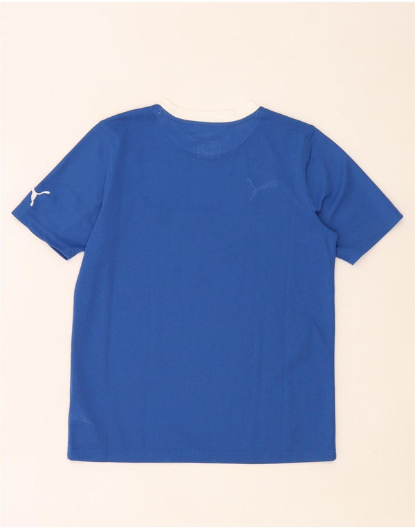Puma T-Shirt Graphique Italia Garçon 13-14 Ans Bleu Polyester