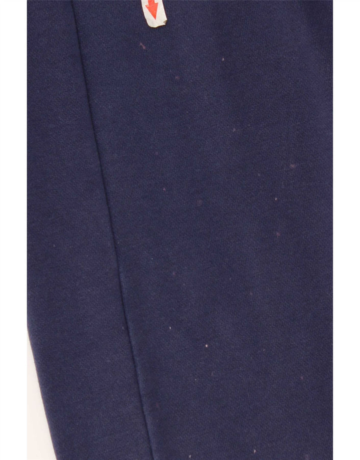 Nike Pantalon de survêtement graphique pour homme Petit en coton bleu marine