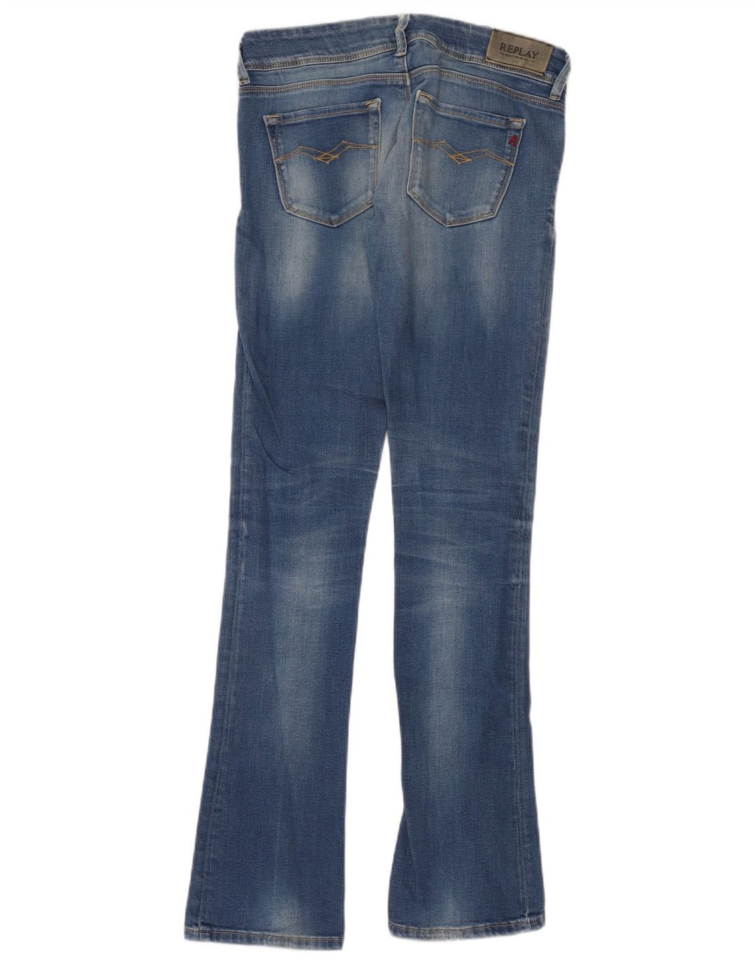 Replay Jean Slim Bootcut Femme W25 L32 Bleu