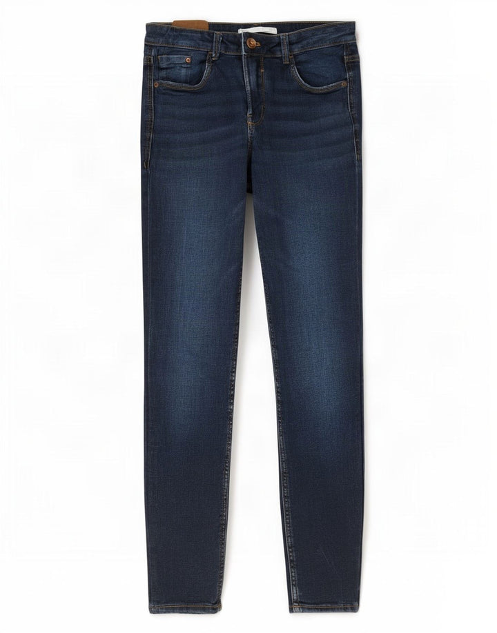 Zara Femme Jean Slim W28 L28 Bleu Marine