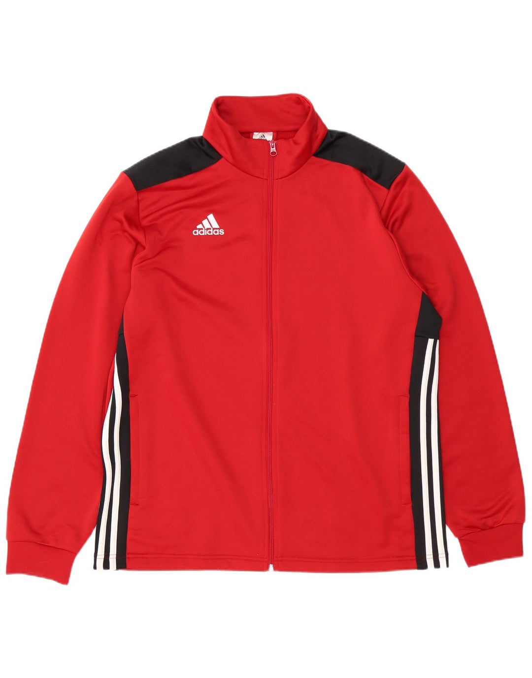 ADIDAS Veste de survêtement pour homme XL Rouge Colourblock Polyester