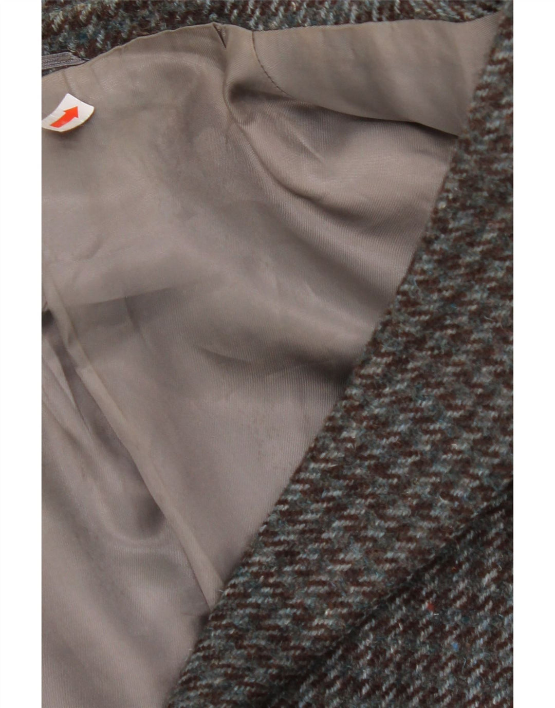 VINTAGE Veste Blazer 2 Boutons Homme UK 38 Pied-de-Poule Gris Moyen