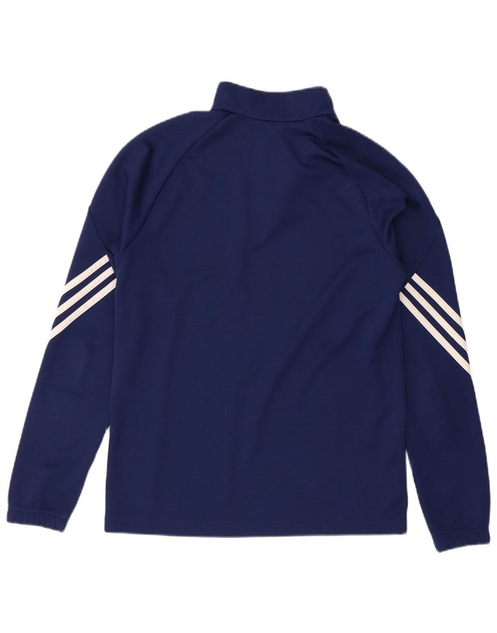 Adidas Climalite Pull Survêtement Top Garçon 13-14 Ans XL Bleu Marine