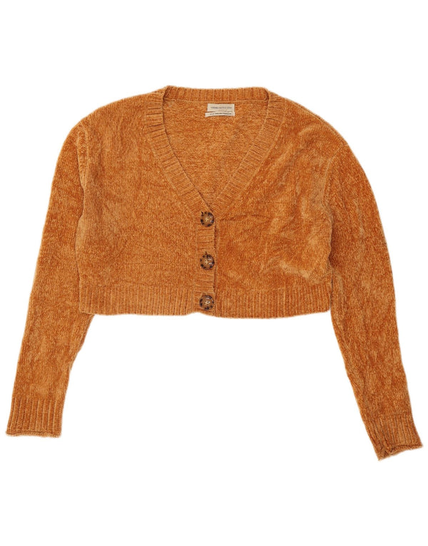 Urban Outfitters Cardigan court surdimensionné pour femme Orange moyen UK 44