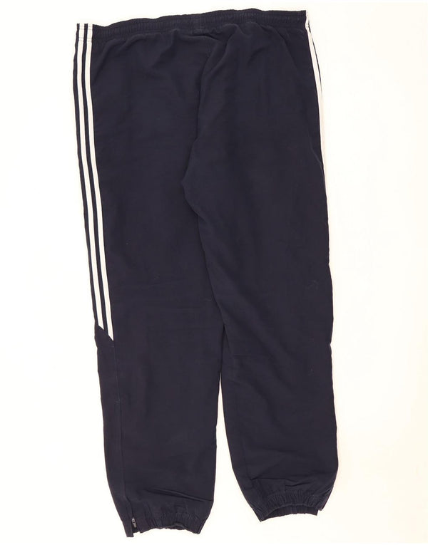 Adidas Pantalon de survêtement pour homme Pantalon de jogging Large Bleu marine Polyester