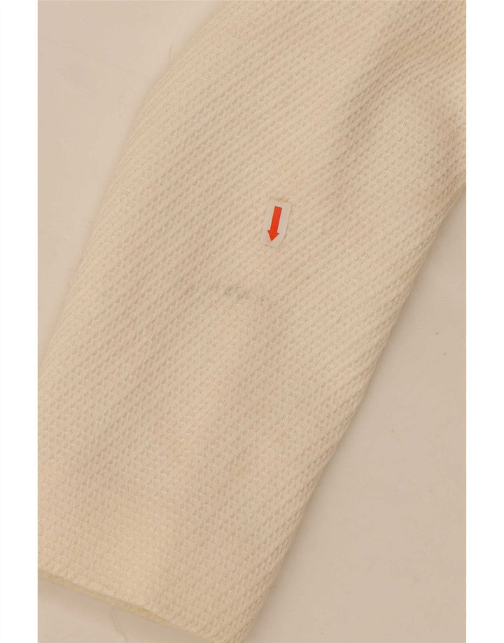 Zara Veste Blazer Ouverte Femme UK 12 Medium Off White