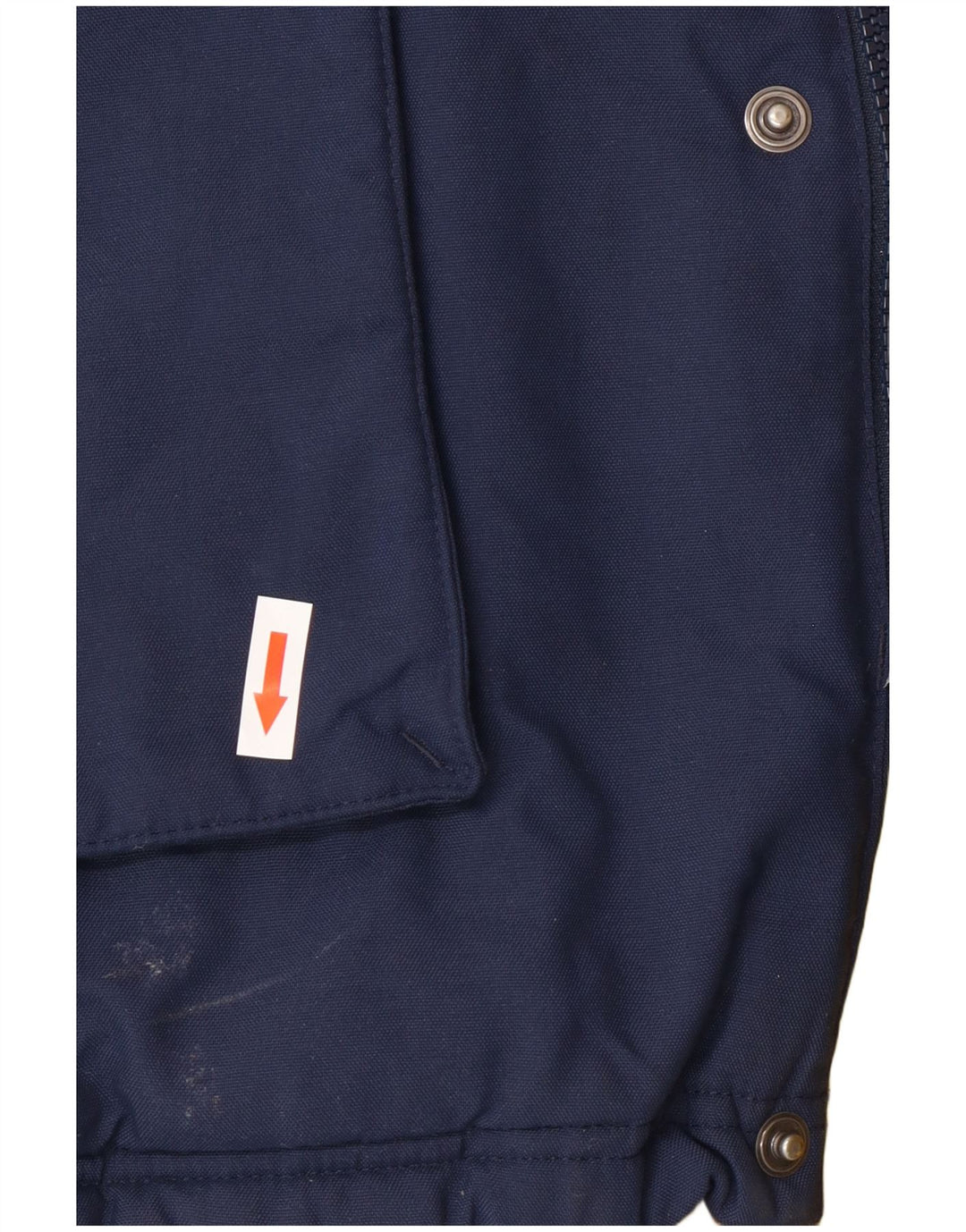 Adidas Manteau rembourré à capuche pour homme UK 40 Large Bleu marine Polyester