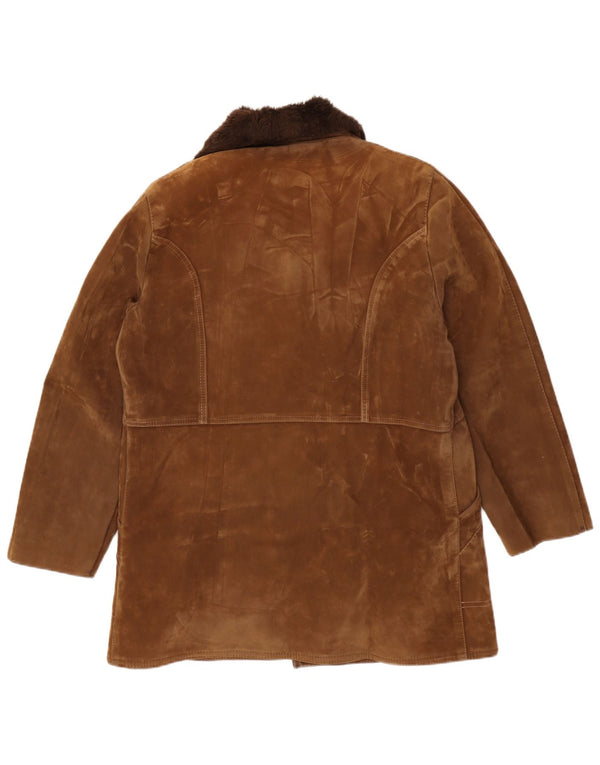 veste Sherpa homme vintage UK 42 XL Marron