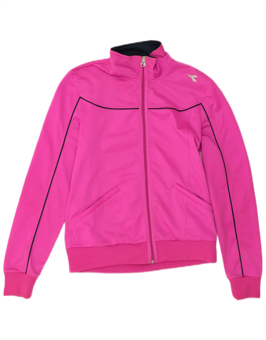 Diadora Veste de survêtement pour femme UK 14 Rose moyen Polyester