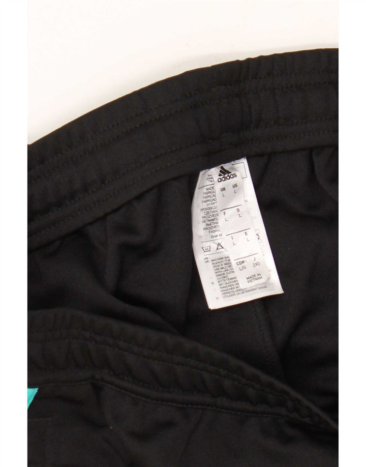 Adidas Pantalon de survêtement pour homme Large Noir Polyester