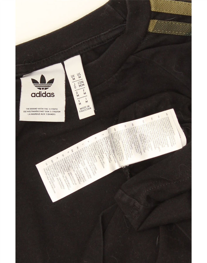 ADIDAS Haut à manches longues pour homme en coton noir moyen