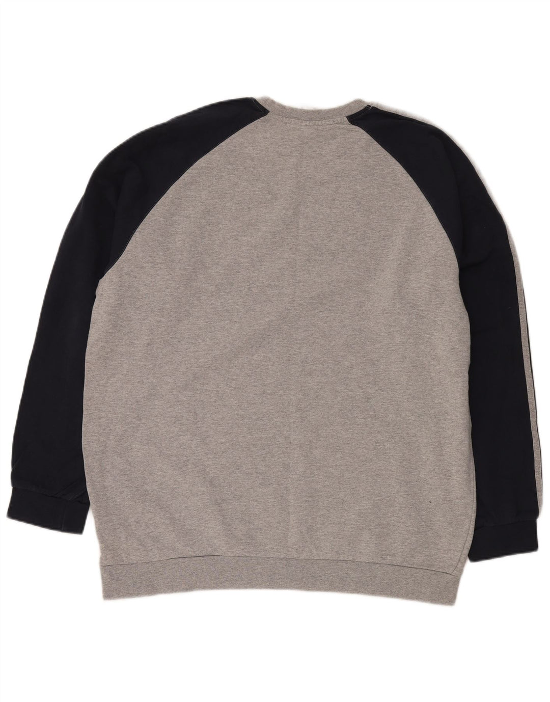 ADIDAS Sweat-shirt pour homme en coton color block gris 2XL