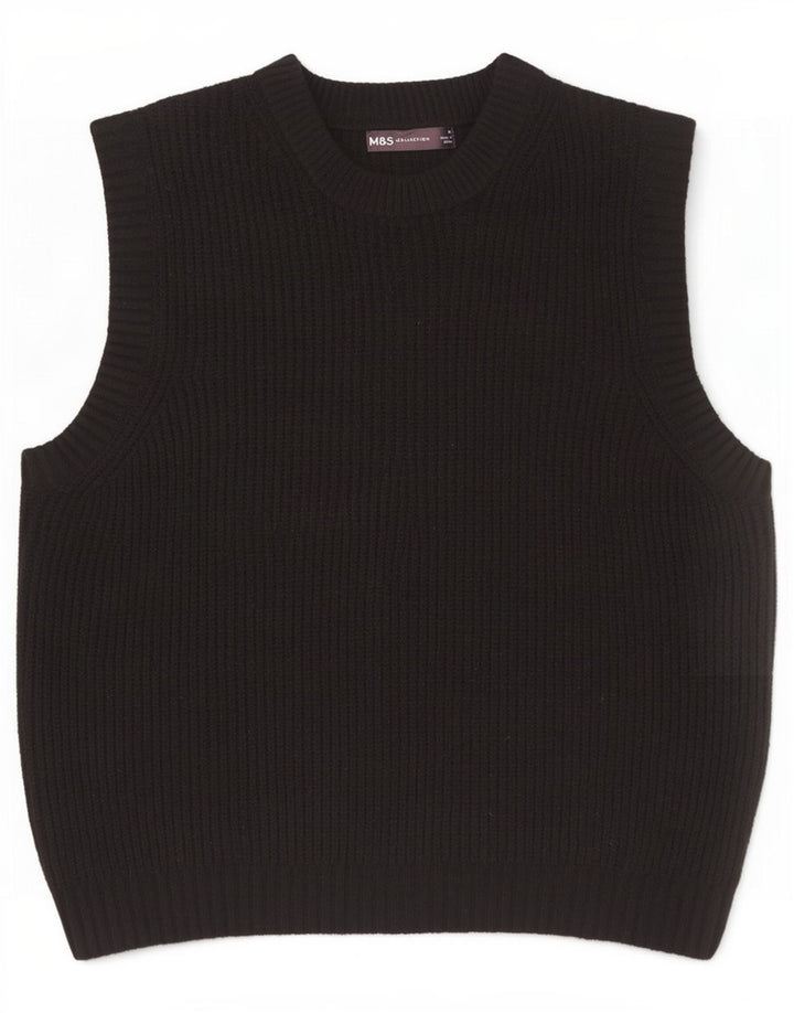 Marks & Spencer Débardeur Gilet Homme Noir Moyen Polyester