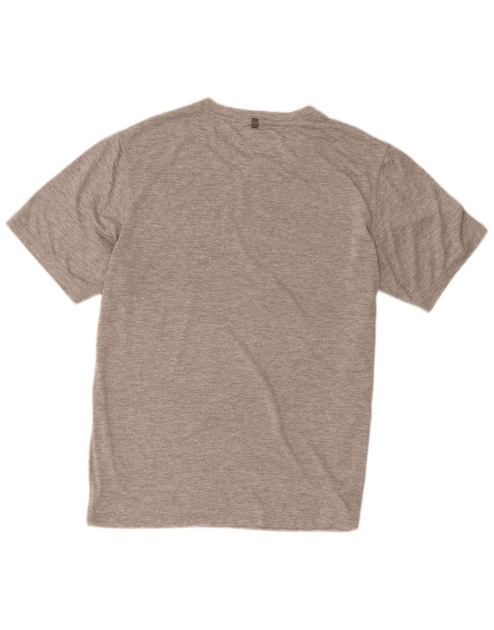New Balance T-Shirt Homme Gris Moyen Polyester