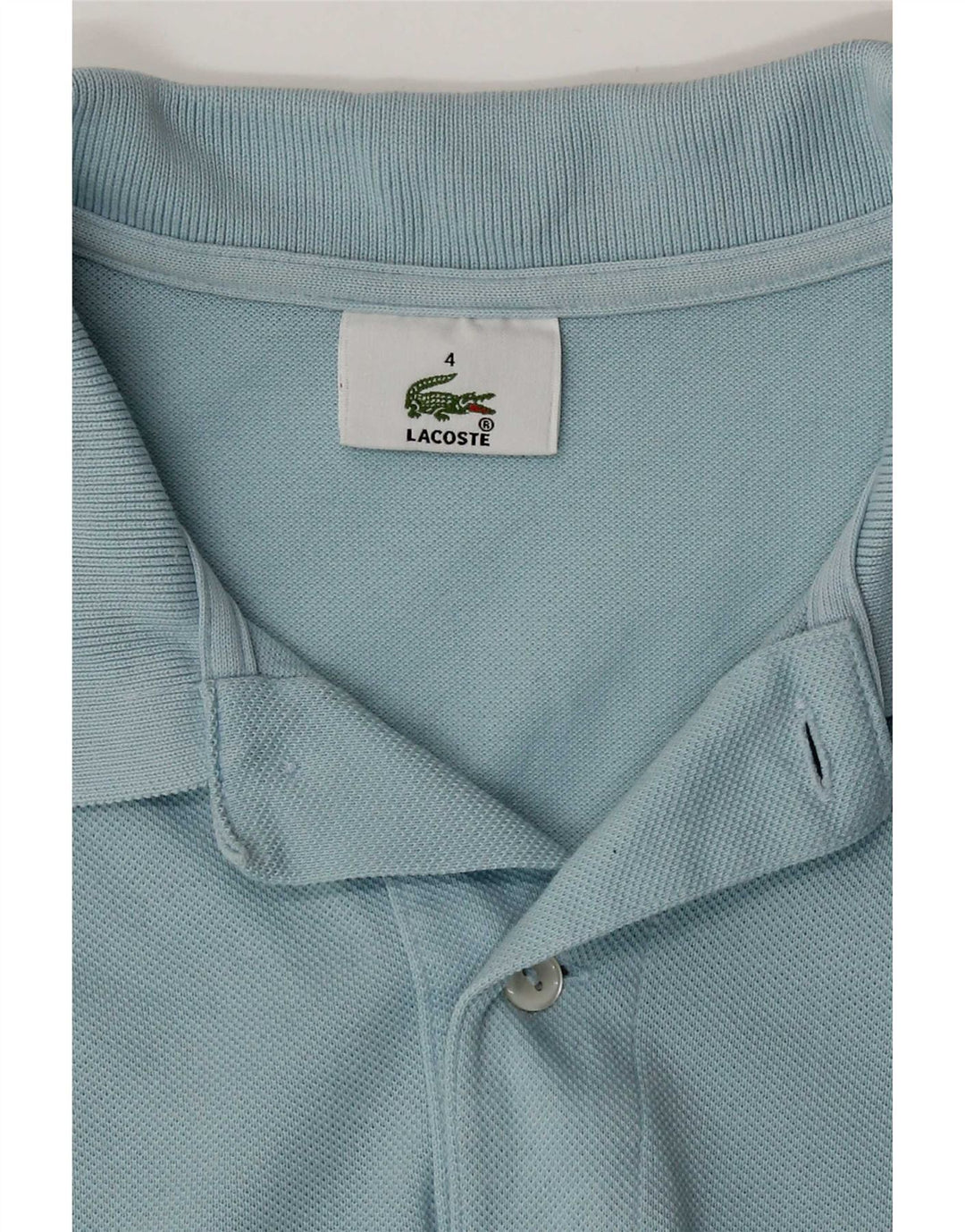 Lacoste Polo Homme Taille 4 Coton Bleu Moyen