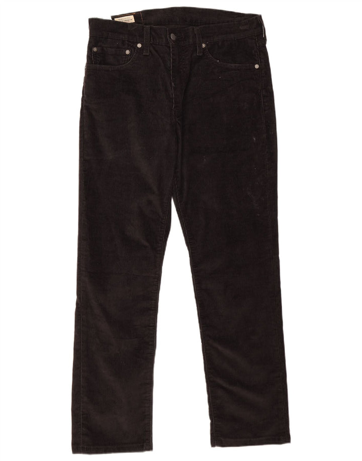 Levi's Pantalon 511 Slim Velours Côtelé W32 L29 Homme Noir Coton