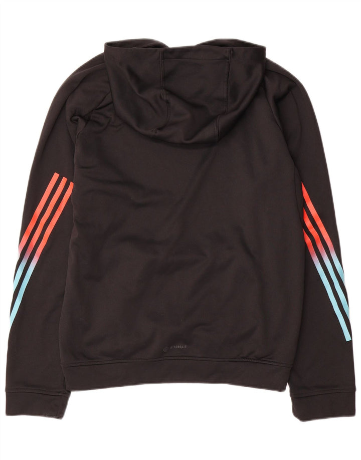 Adidas Pull à capuche Aeroready pour homme Petit Noir Polyester