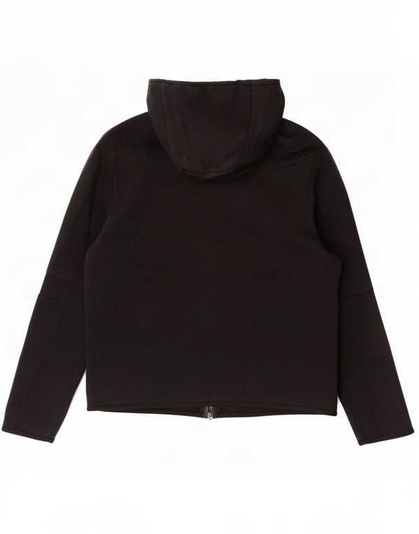 Nike Pull à capuche zippé pour homme Grand coton noir