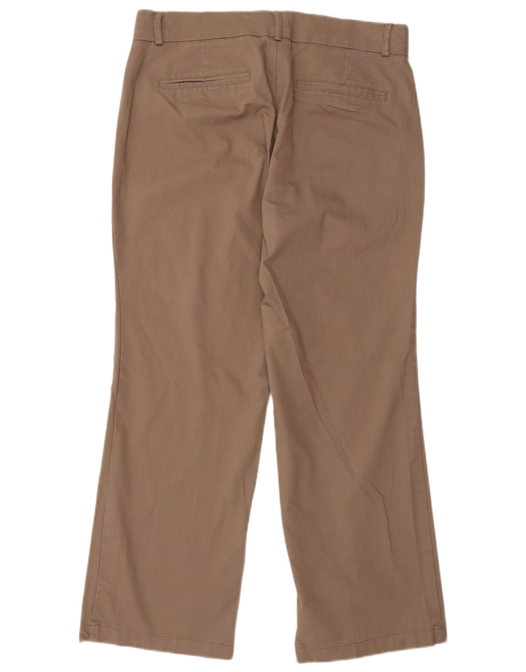 DOCKERS Pantalon décontracté droit pour femme US 12 Large W32 L28 Marron