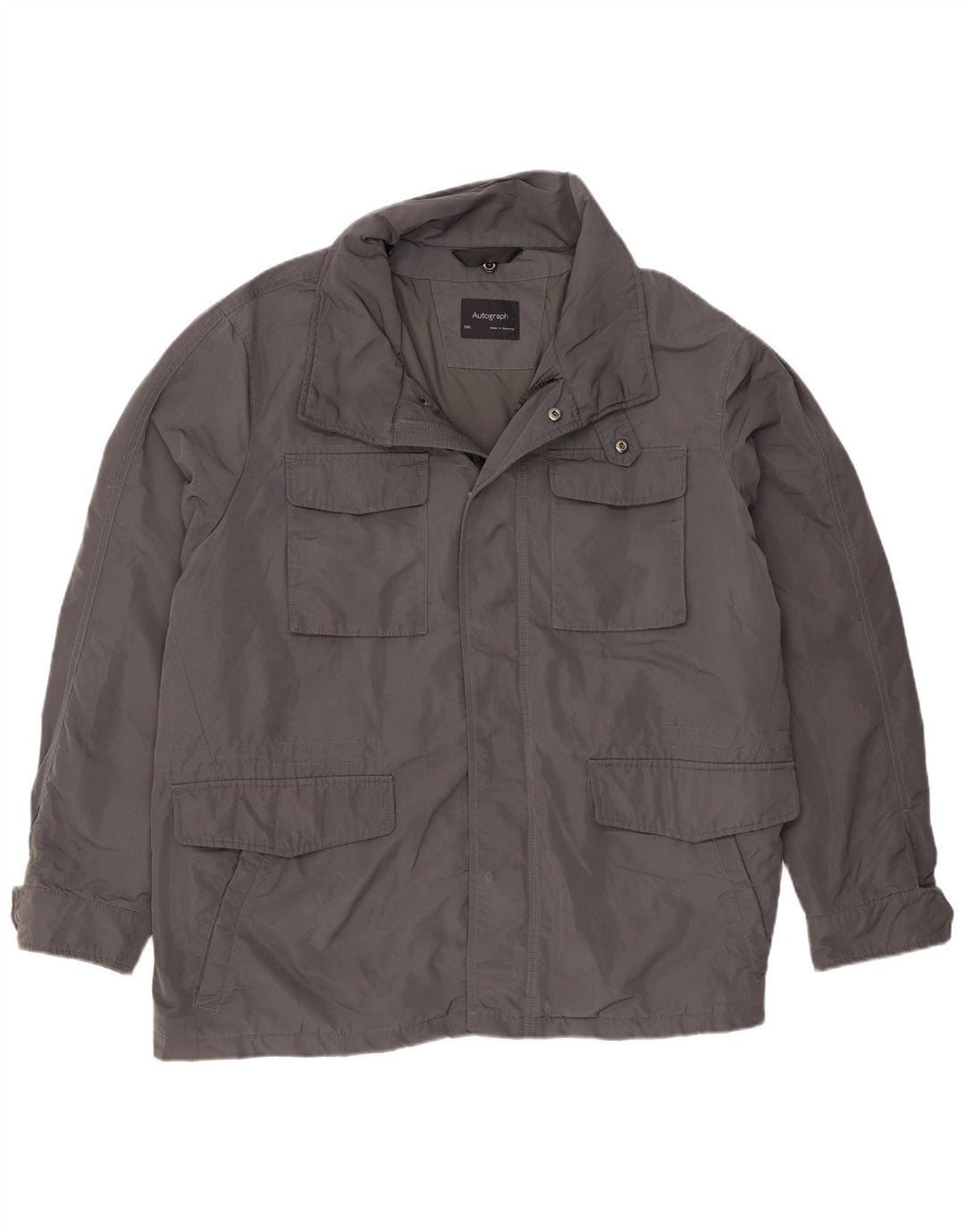 Marks & Spencer Veste utilitaire pour homme UK 46 3XL Gris Polyester