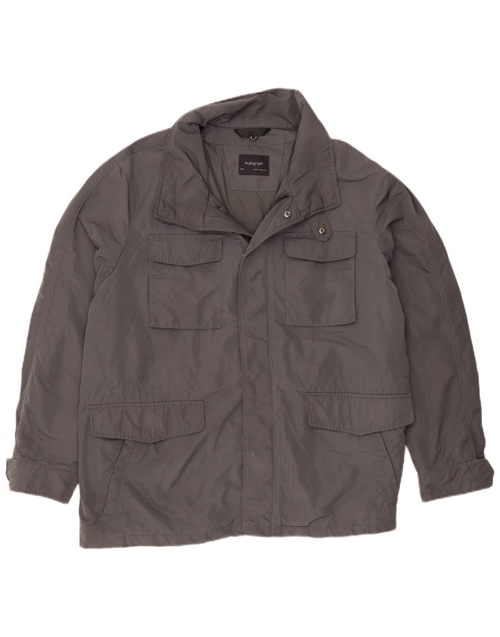 Marks & Spencer Veste utilitaire pour homme UK 46 3XL Gris Polyester