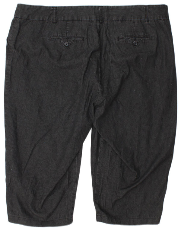 Marks & Spencer Short chino autographe pour femme UK 20 2XL W40 Gris Coton