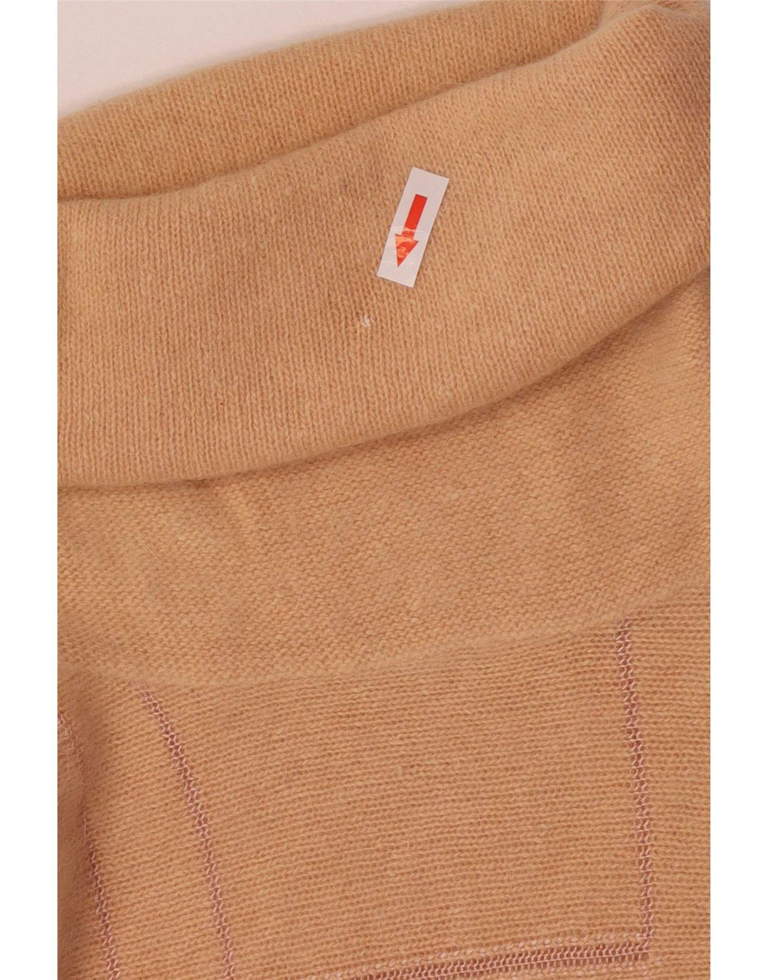 vintage Femme Roll Neck Jumper Pull IT 44 Moyen Rose Géométrique