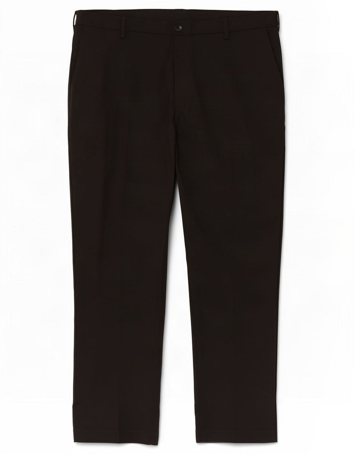 Marks & Spencer Pantalon décontracté coupe classique pour homme W44 L31 Noir Polyester