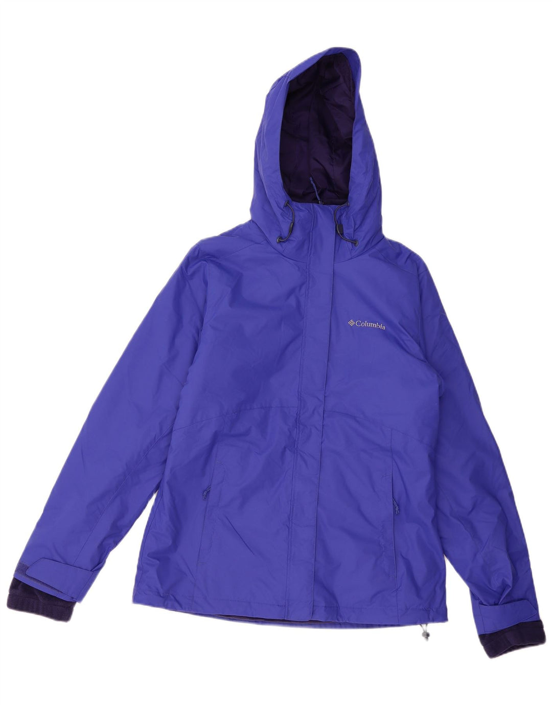 COLUMBIA Veste coupe-vent surdimensionnée Interchange pour femme UK 10 Petit Bleu
