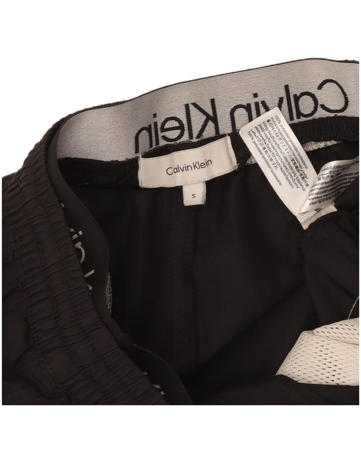 Calvin Klein Short de sport pour homme Petit Noir Polyester