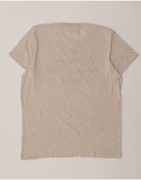 Wrangler T-shirt graphique régulier pour homme XL en coton moucheté beige