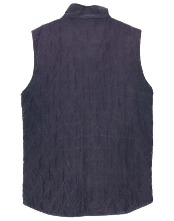 Conte of Florence Gilet matelassé pour homme UK 38 Bleu marine moyen Polyester