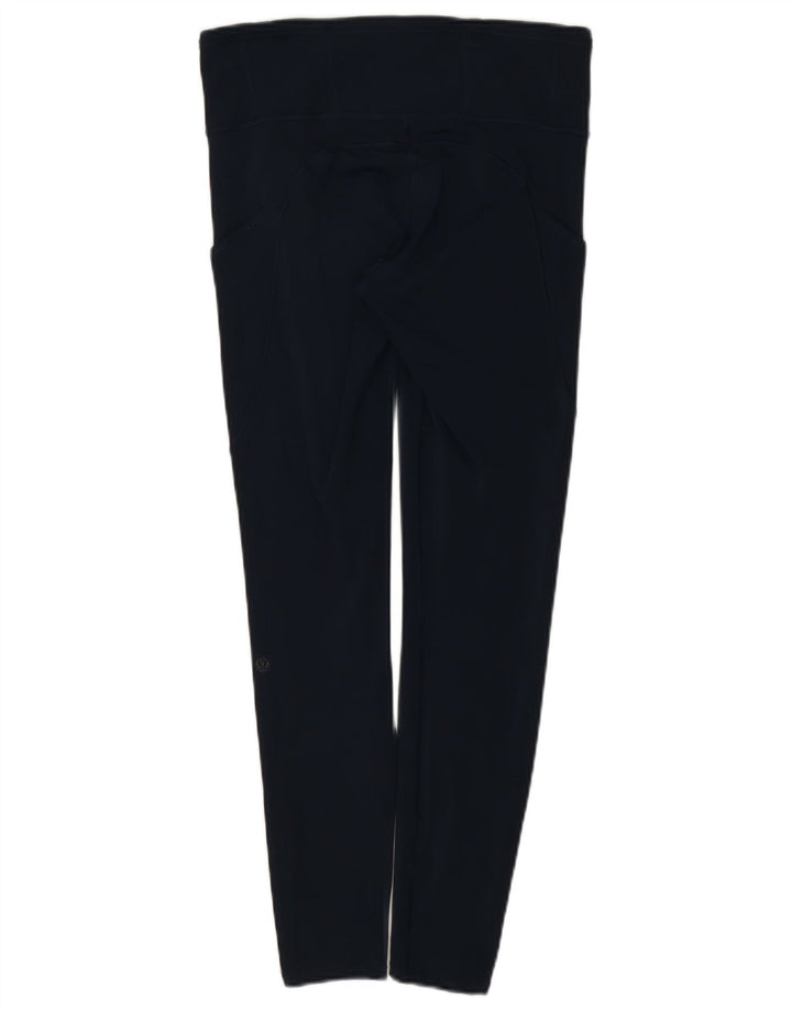 Lululemon Leggings taille haute pour femme US 10 Large Bleu marine