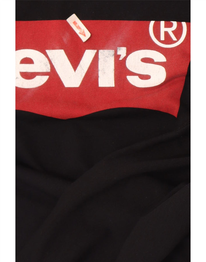 Levi's T-Shirt Graphique Homme Noir Large