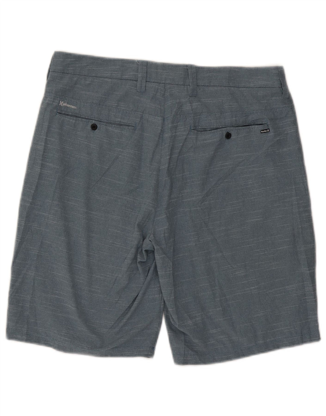 Hurley Short Chino Homme W31 Bleu Moyen Moucheté Polyester