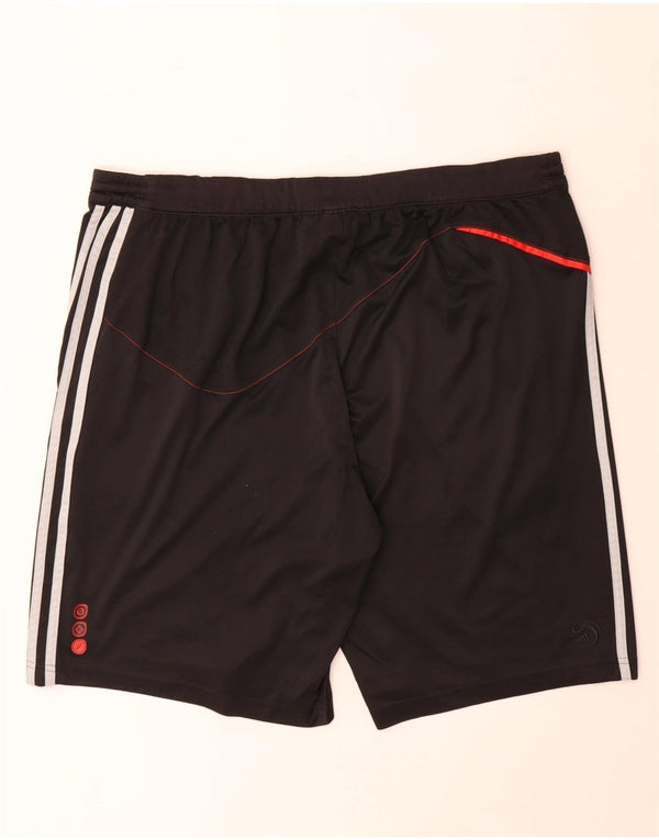 Adidas Short de sport Climalite pour homme 2XL Noir Polyester