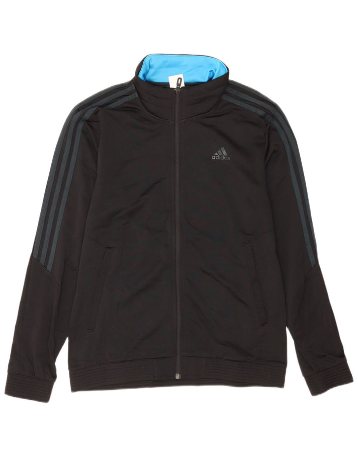 Adidas Veste de survêtement pour homme UK 40/42 Medium Noir Polyester