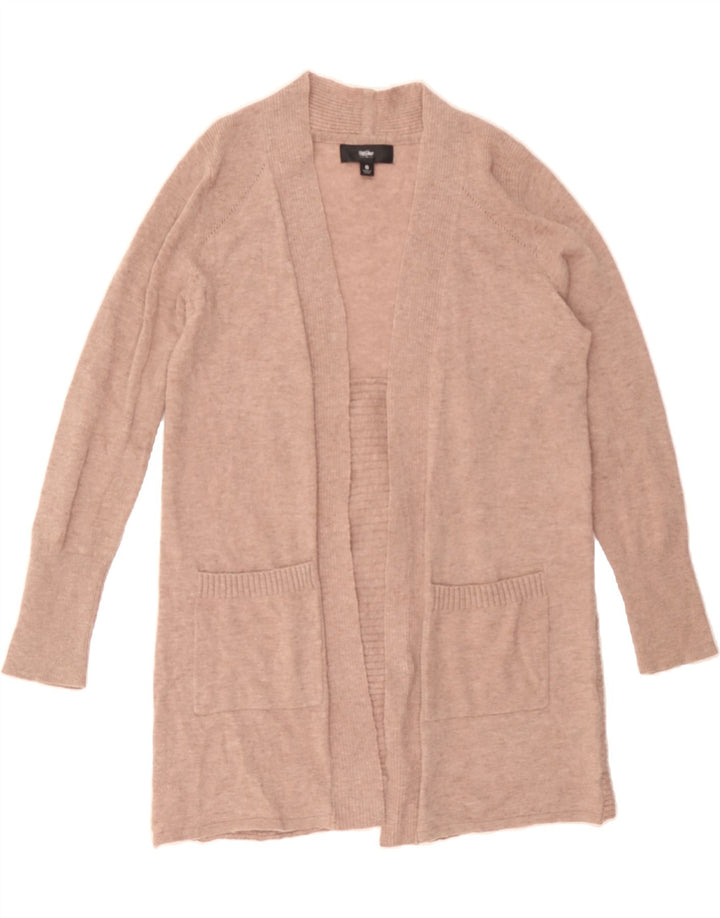 MOSSIMO Womens Longline Cardigan Sweater UK 10 Small Beige Nylon Vintage Mossimo and Second-Hand Mossimo from Messina Hembry 