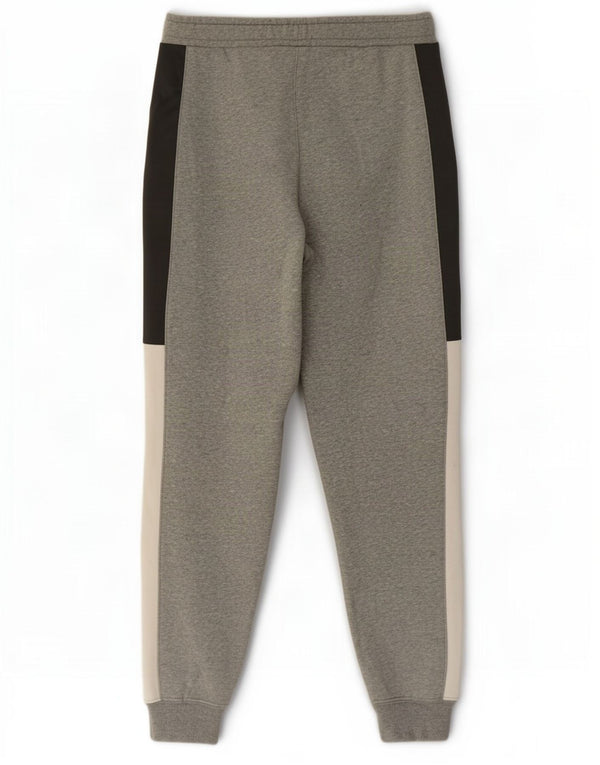 Nike Pantalon de survêtement graphique pour homme Taille S en coton color block Gris