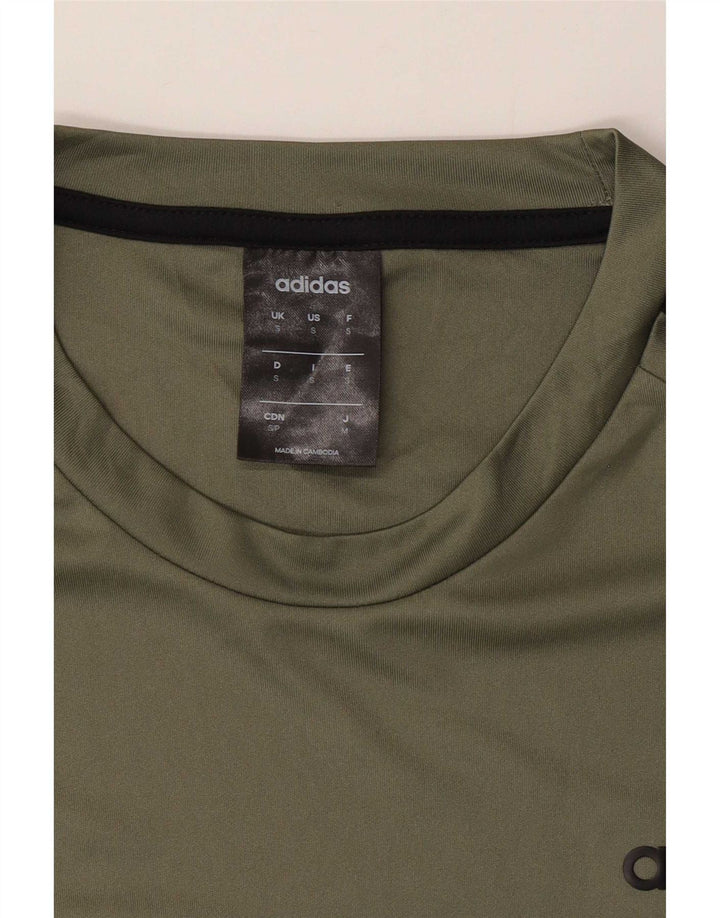 Adidas T-Shirt Homme Haut Petit Kaki Polyester