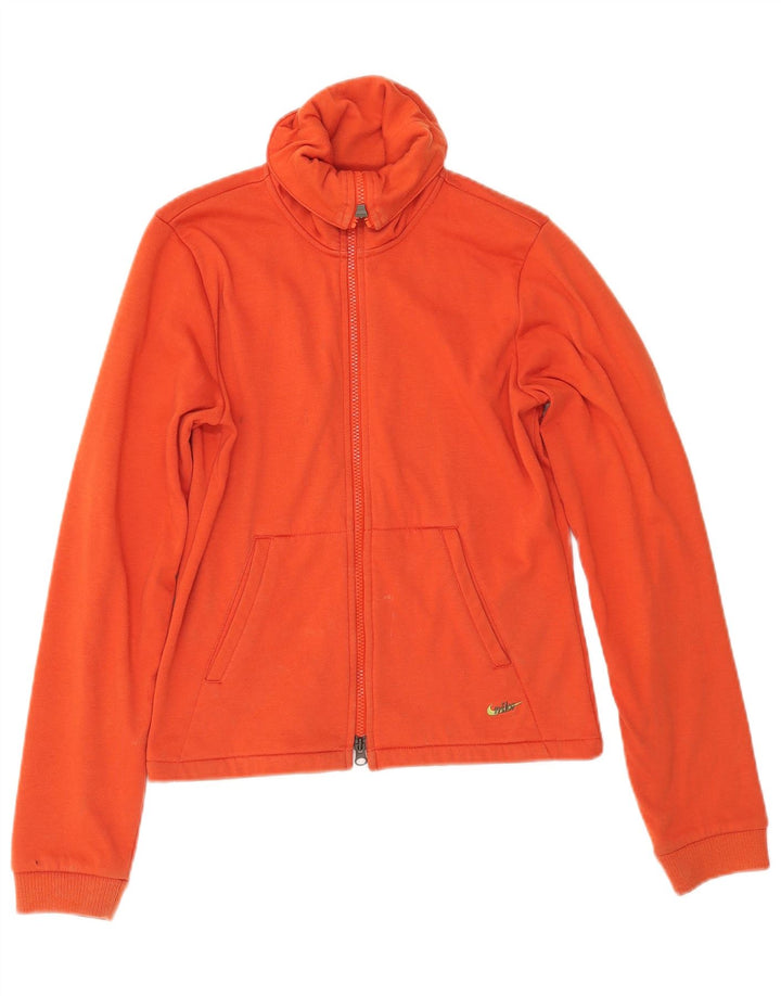 NIKE Veste de survêtement pour femme UK 10/12 Orange moyen Polyester
