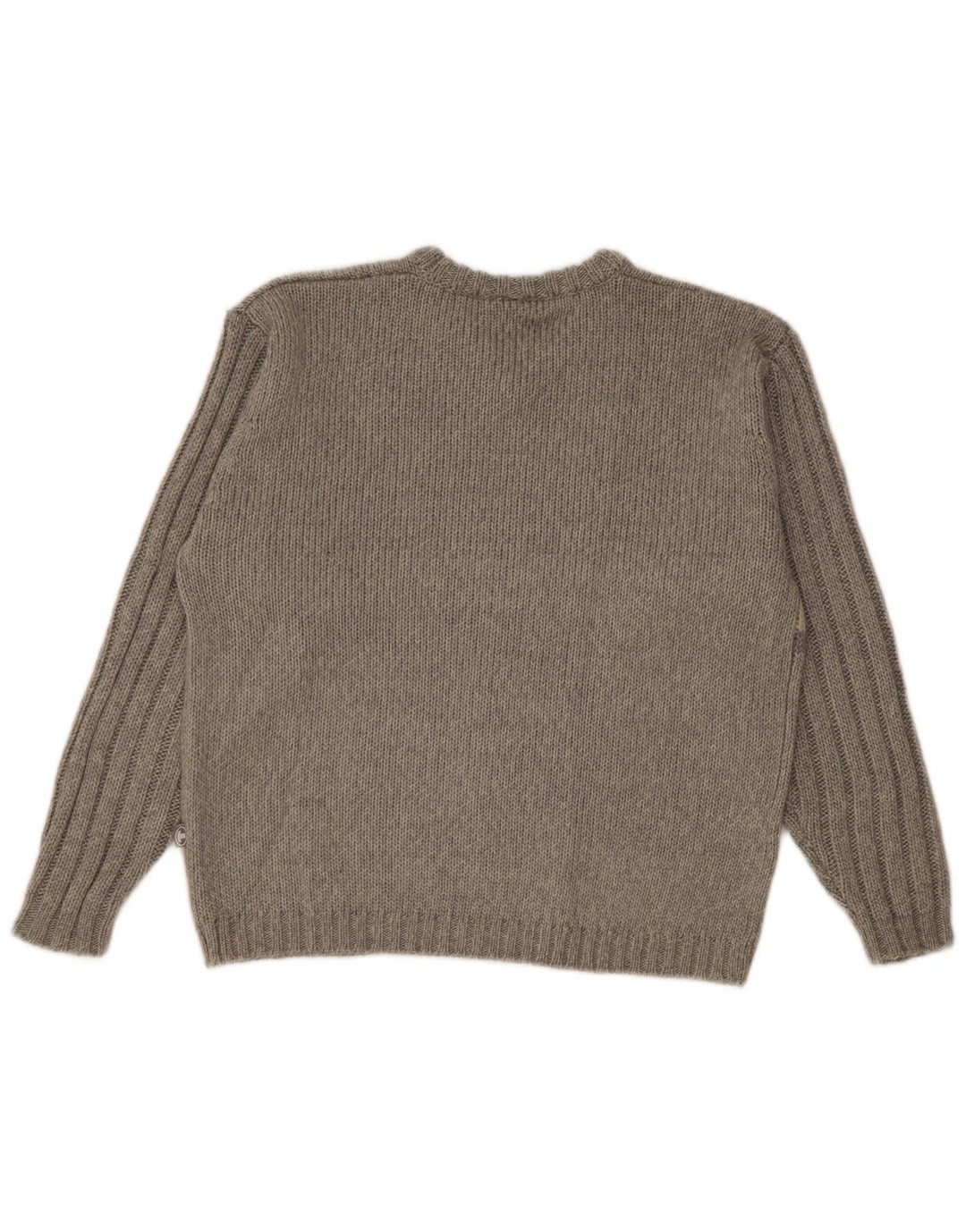 Tom Tailor Pull col V pour femme UK 16 Large Gris Colorblock